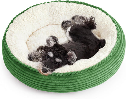 Love'S Cabin round Donut Cat and Dog Cushion Bed, 20In Bed for Cats or Small Dogs, Anti-Slip & Water-Resistant Bottom, Super Soft Durable Fabric Pet Beds, Washable Luxury Cat & Dog Bed Gray26