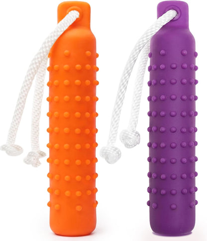 Dog Water Toys, 2 Pack Floating Bumper Fetch Toy Dummy | Interactive Retrieving Training Float Pet Rope Toy for Pool, Lake Outdoor Small Medium Large Dogs10