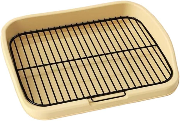 Mesh Dog Potty Tray Removable Stable Structure - Indoor/Outdoor Dog Training Toilet Litter Box for Small & Medium Dogs(Grey)9