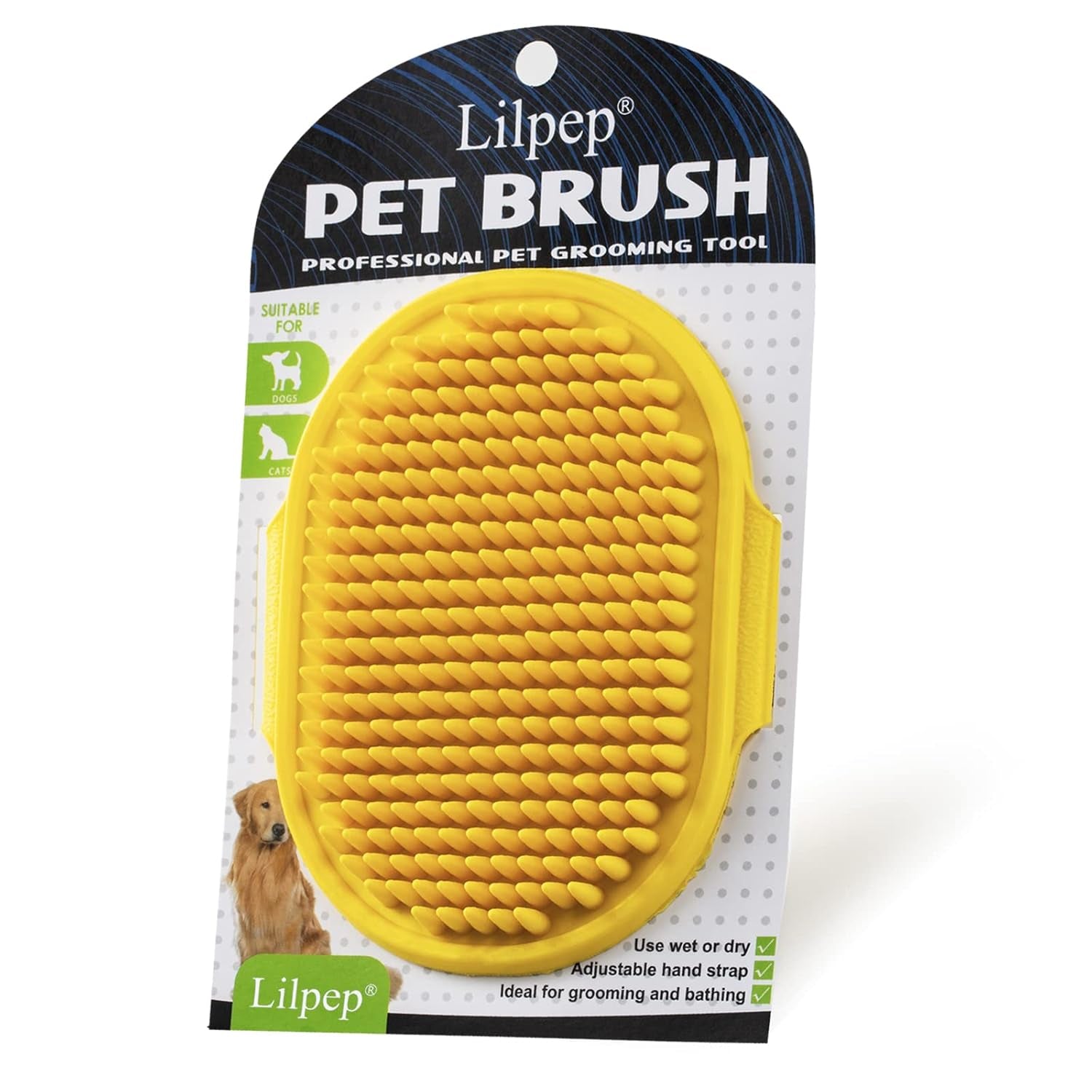 dog-grooming-brush-lilpep-pet-shampoo-bath-brush-soothing-massage-rubber-comb-with-adjustable-ring-handle-for-long-short-haired-dogs-and-cats-blue-green-pack-of-2