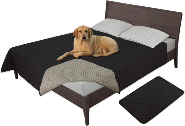 Easy-Going 100% Waterproof Dog Bed Cover, Non-Slip Pet Blanket for Furniture, Washable Couch Cover, Repleasement Sofa Cover (68X82 In,Gray)27