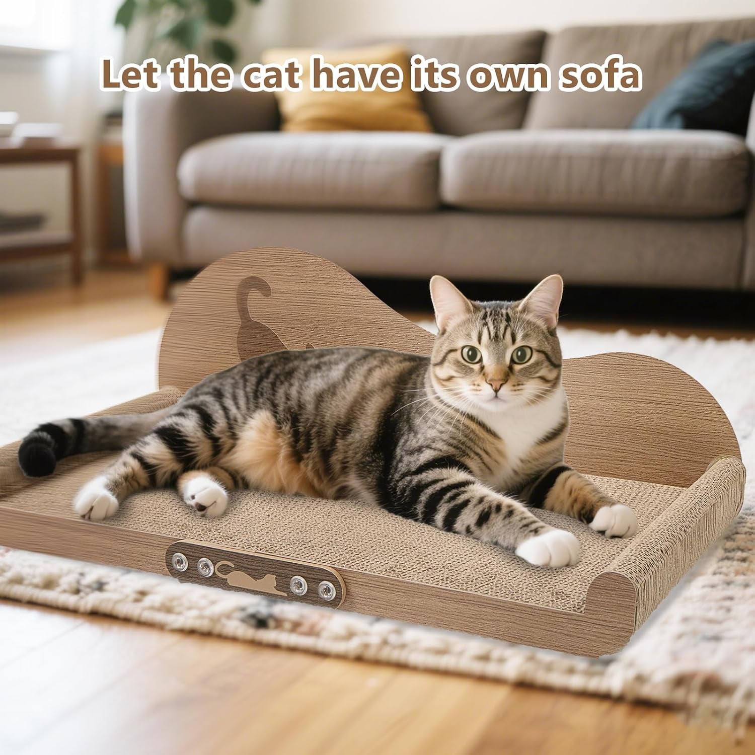 natuya-cat-scratcher-cardboard-lounge-bed-24-inch-large-cats-scratching-board-couch-durable-cat-scartch-pad-for-indoor-cats