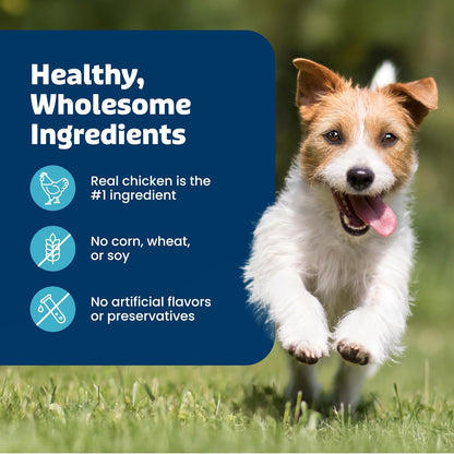 Blue Buffalo True Chews Chicken Pot Pie Natural Dog Treats, Real Meat Dog Snacks, Healthy Reward or Training Treat, Made in the USA with Real Chicken & Natural Ingredients, 12 Oz.8