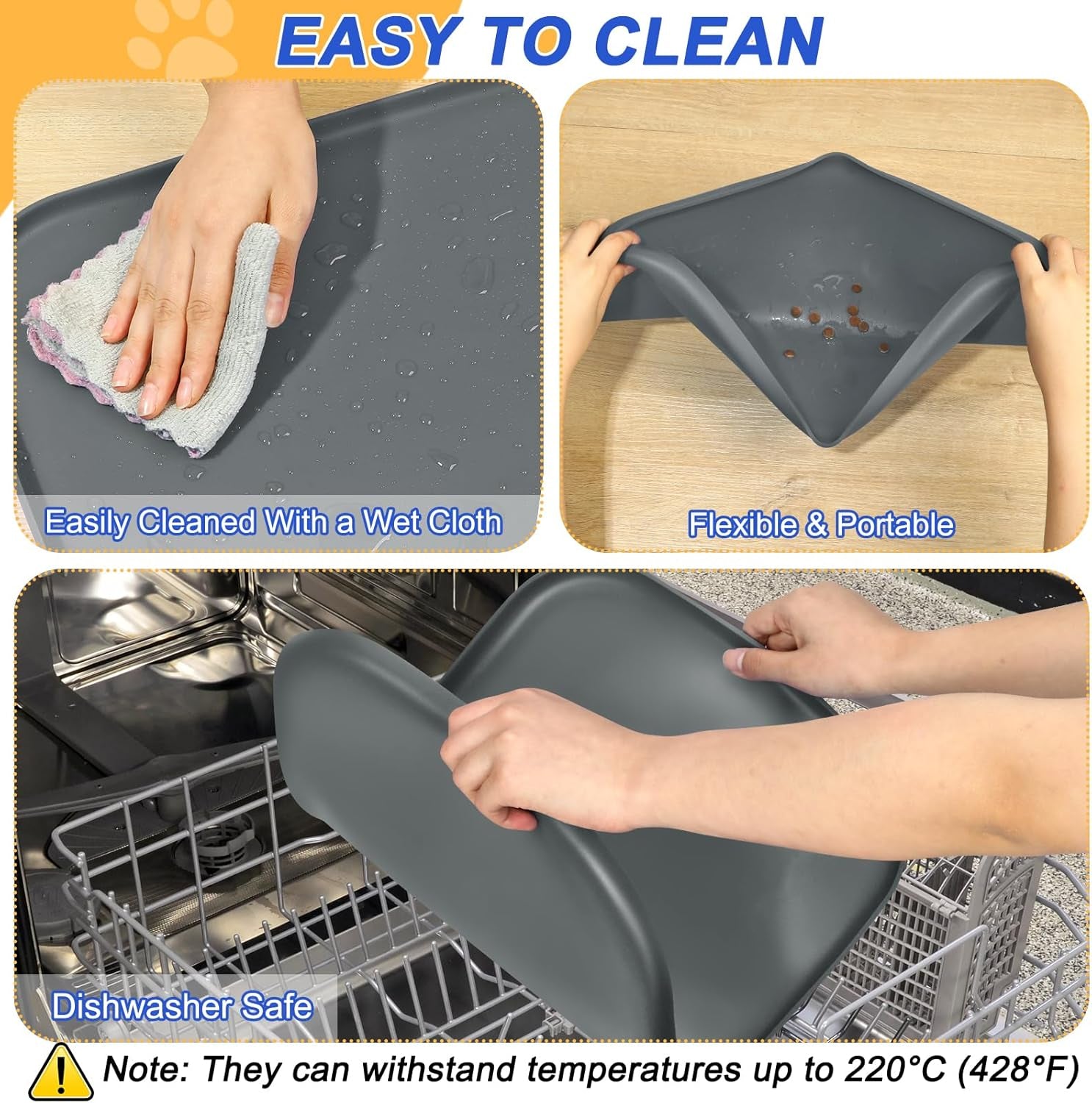 smilool-waterproof-silicone-pet-food-mat-with-raised-edge-for-dog-cat-19-x-12-non-slip-pet-feeding-mats-with-lip-for-food-water-bowl-food-grade-easy-cleaning-dark-gray