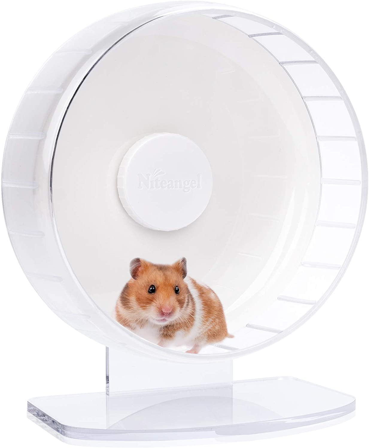 niteangel-super-silent-hamster-exercise-wheels-quiet-10-inch-running-wheel-can-10-6-13-4-adjustable-height-no-bend-back-spinner-running-for-dwarf-syrian-hamster-gerbils-mice-or-other-small-animal