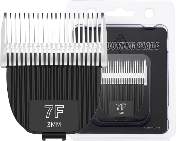 1Pack Flash Clipper Professional Detachable Replacement Blades,Compatible with Kenchii Flash Clipper Blade（Size 7F-3Mm ）1