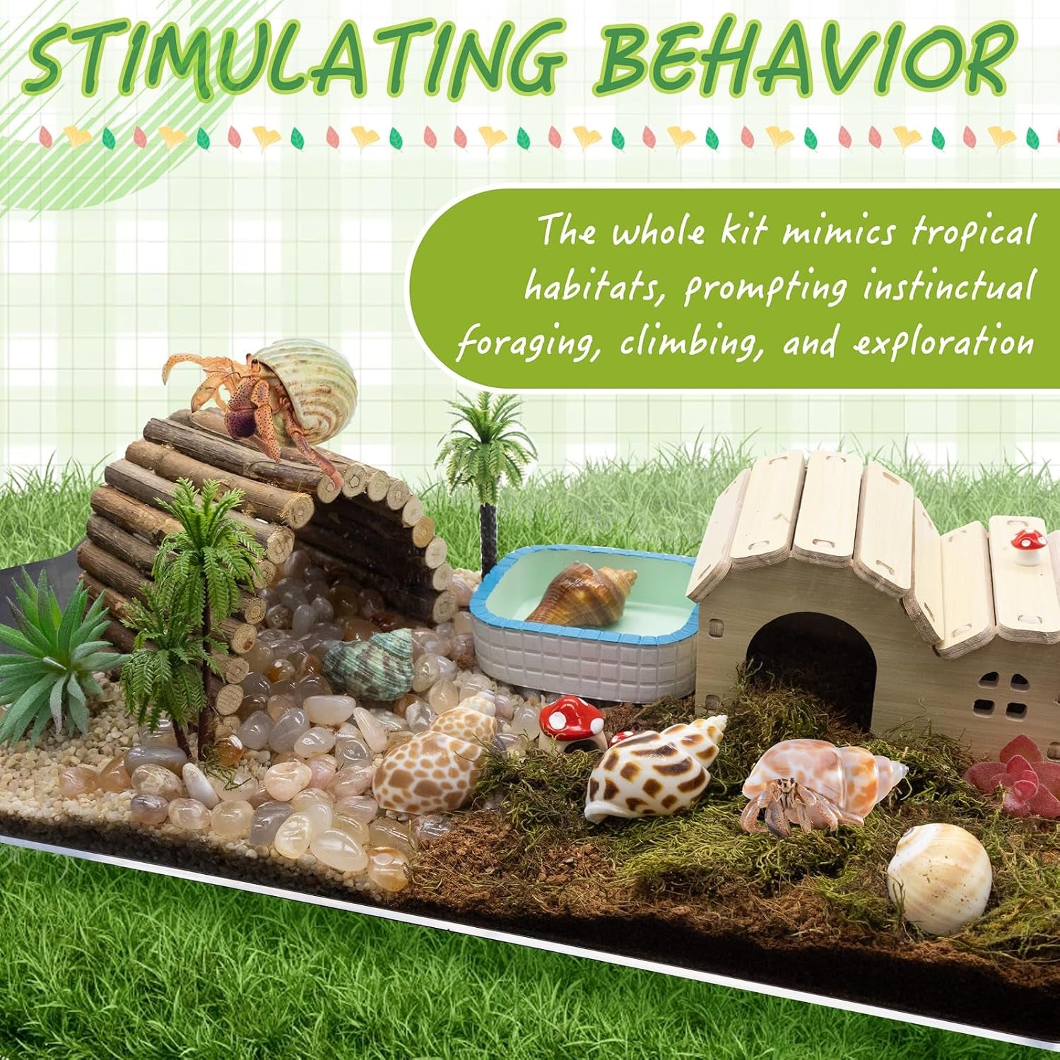 hermit-crab-kit-hideout-water-pool-tank-decorative-accessories-with-palm-tree-decorations-enrichment-toy-for-turtles-lizard-frog-gecko-chameleons