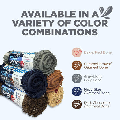 Soggy Doggy Slopmat Dog Food & Water Mat, Gray, 18X24 | Non-Slip Backing; Traps Kibble, Crumbs & Spills; Kitchen, Laundry Room, Crate-Side Use; Quick-Dry Chenille7