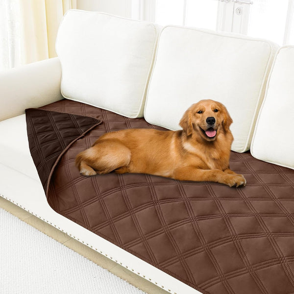 Smiry Waterproof Dog Bed Cover Blanket, Reversible Pet Blanket | Soft Reversible, Washable Leakproof Cats Dogs Couch Cover for Sofa, Couch, Furniture (30X70 Inch)16