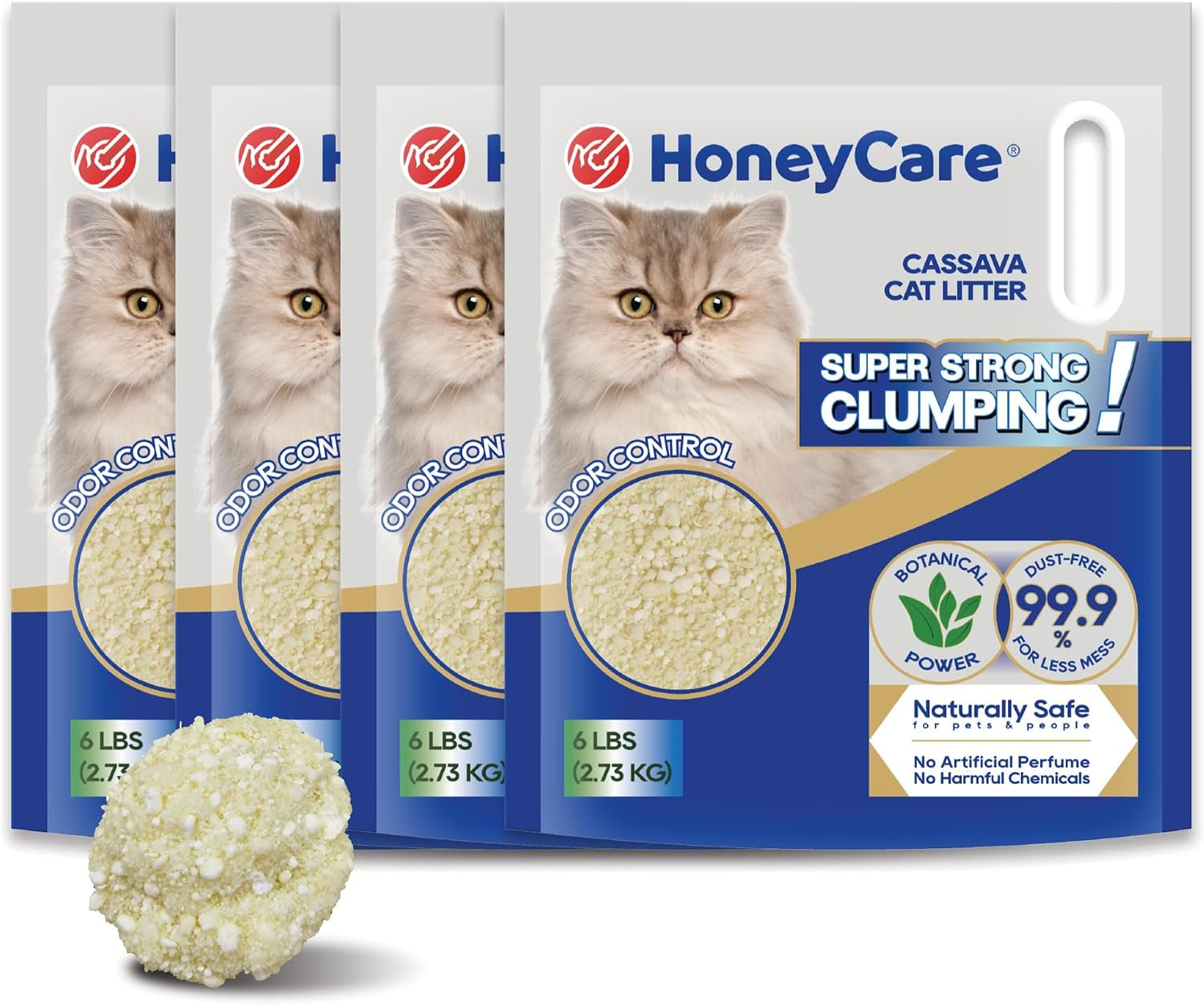 honeycare-cassava-cat-litter-natural-cassava-formula-fast-clumping-odor-control-low-dust-eco-friendly-6-lbs