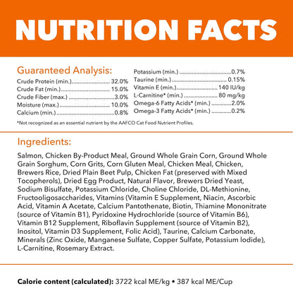 IAMS Proactive Health Healthy Adult Dry Cat Food, Salmon, 7 Lb | Veterinarian-Recommended, Real Salmon #1 Ingredient, Supports Muscle, Heart, Digestion, Skin & Teeth8