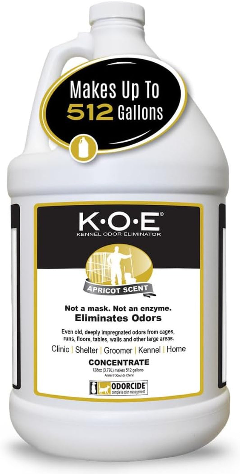 odorcide-k-o-e-fresh-scent-odor-eliminator-concentrate-for-strong-odor-on-cages-floor-more-non-enzymatic-for-home-dog-kennel-home-pet-supplies-1-gal