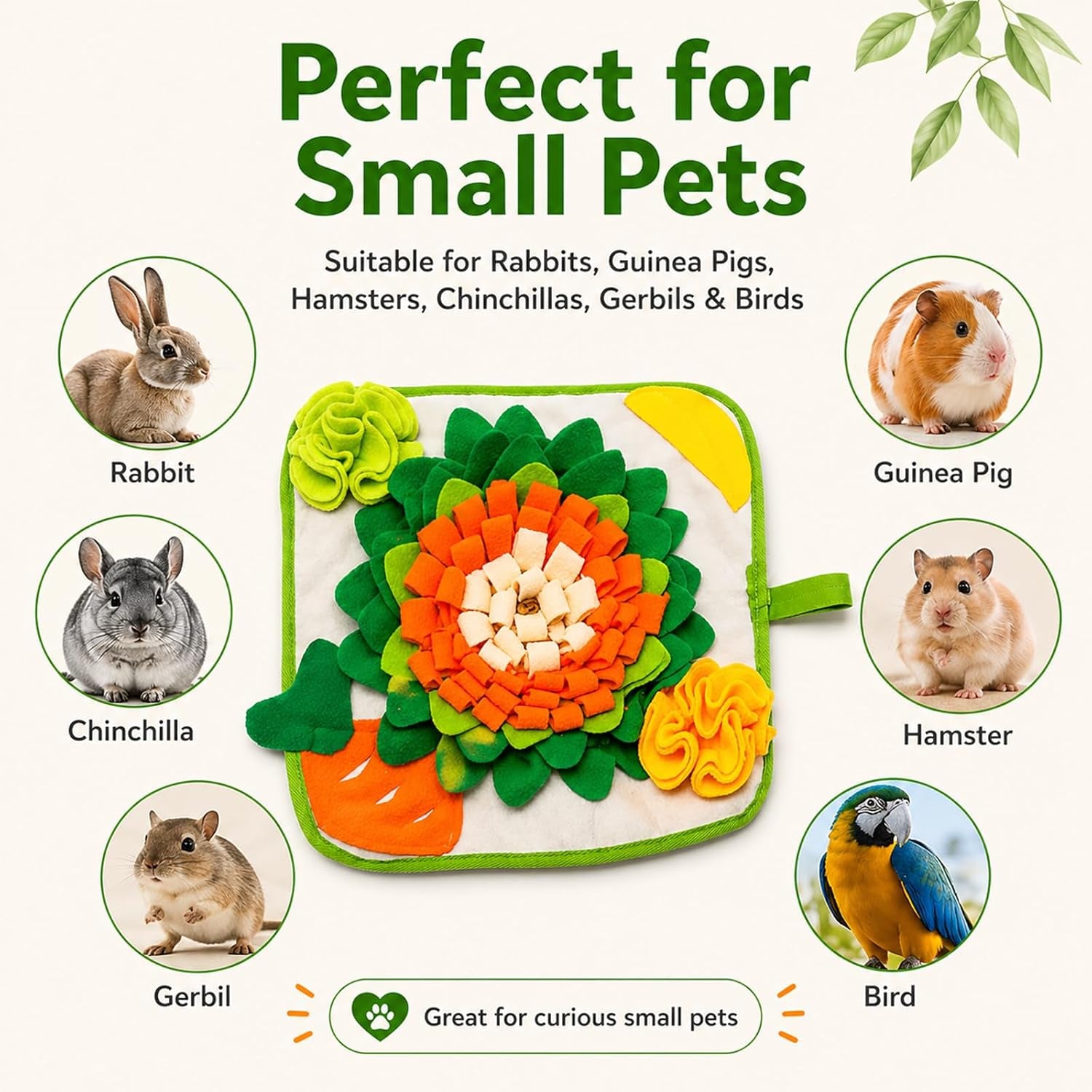 rabbit-foraging-mat-interactive-bunny-snuffle-mat-for-small-animals-puzzle-toy-indoor-enrichment-feeding-mat-11-8-treat-dispenser-for-bunny-guinea-pigs-ferrets-chinchillas-hamste-puppies