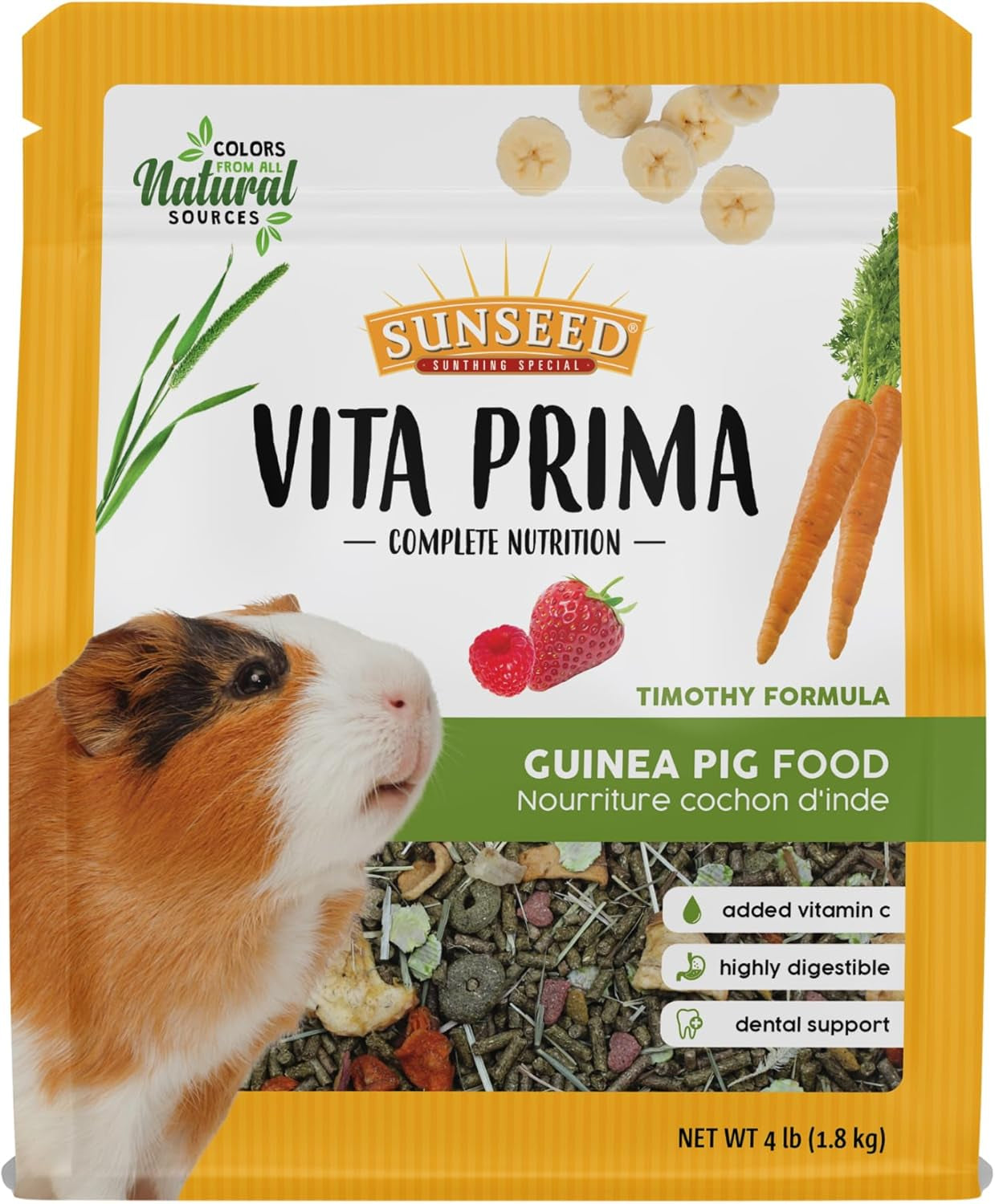 sunseed-vita-prima-guinea-pig-food-4-lbs-with-timothy-hay-alfalfa-vegetables-seeds-grains-and-added-vitamin-c-for-wholesome-daily-nutrition-and-enriched-small-animal-diet