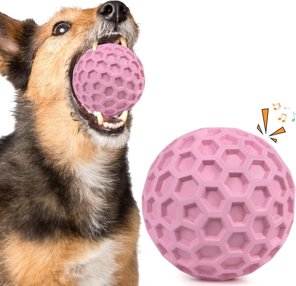 Tough Dog Chew Toys for Aggressive Chewers, Indestructible Dog Balls for Aggressive Chewers, Squeaky Balls for Dogs, Squeaky Toys for Large Dogs, Funny Heavy Duty Ball14