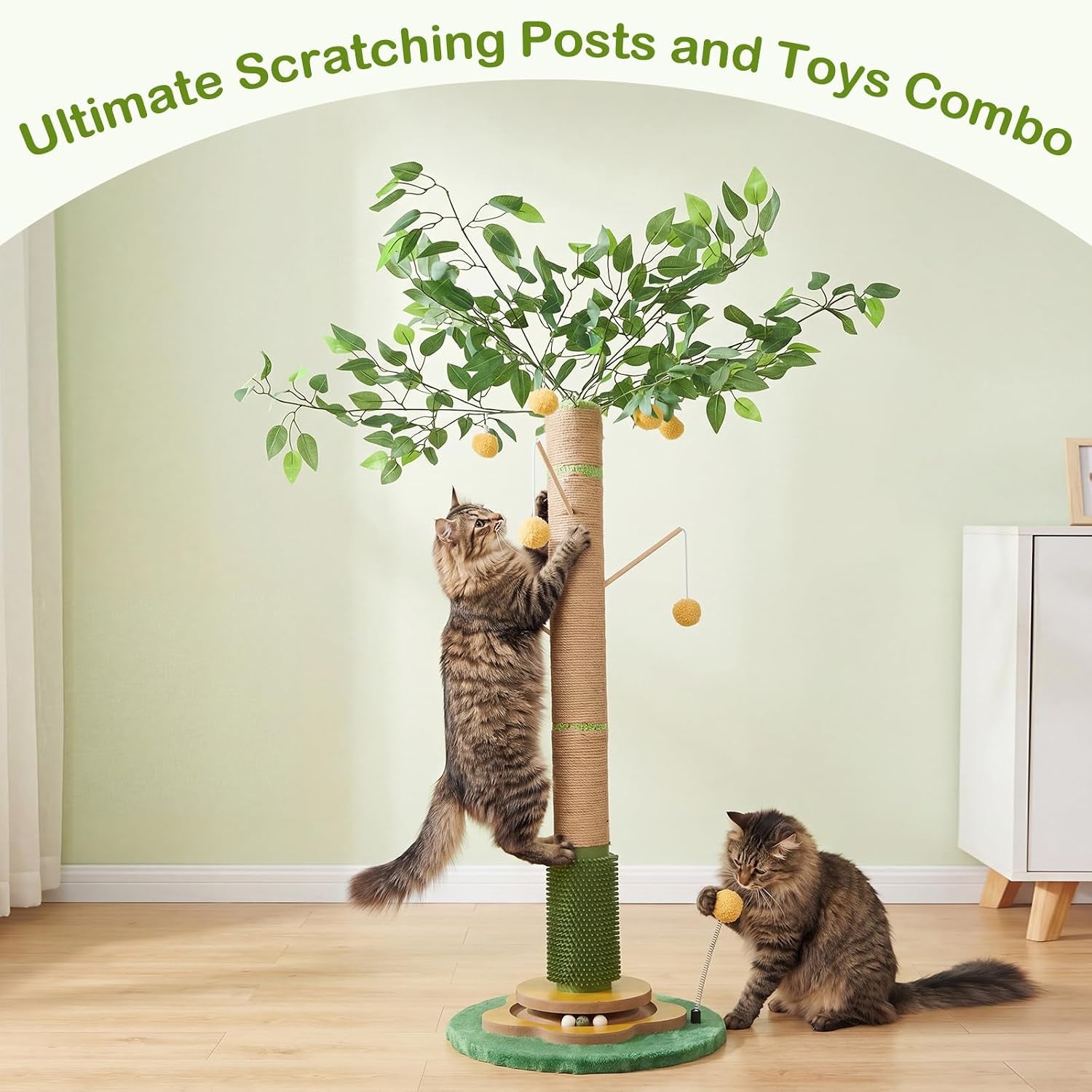 tall-cat-scratching-post-51-inch-sisal-rope-cat-scratcher-tree-for-indoor-cats-kittens-and-large-cats-to-stretch-scratch-play-and-self-groom-suitable-for-living-rooms-and-cat-spaces