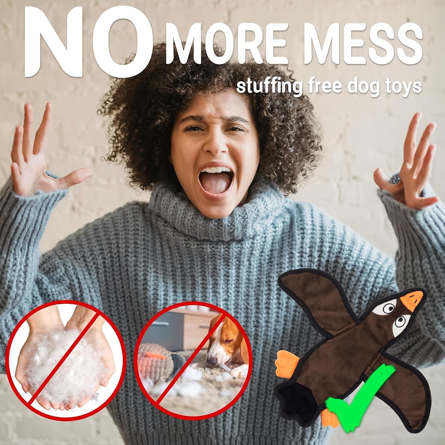 lechong-no-stuffing-dog-squeaky-toys-glowing-eyes-crinkle-plush-puppy-toys-for-teething-chewing-5pcs-flat-tough-dog-toys-set-for-large-medium-small-dogs-to-keep-them-busy