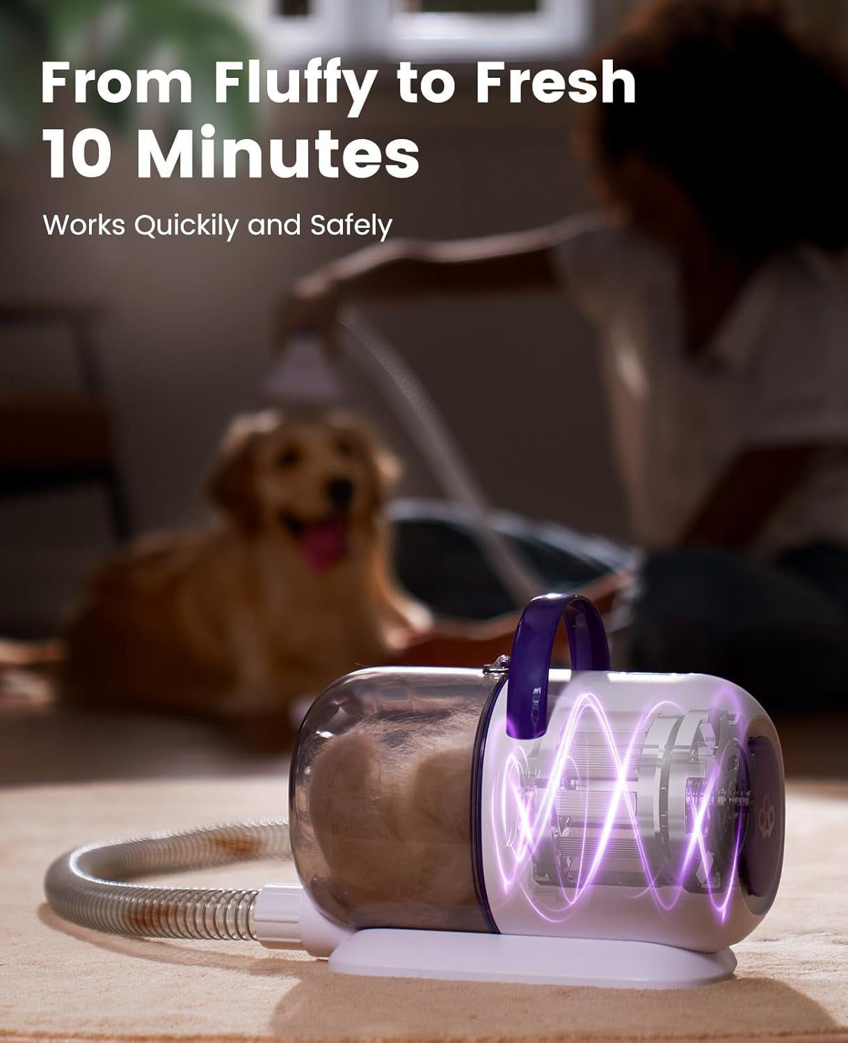 oneisall-dog-hair-vacuum-shedding-grooming-brush-kits-for-pet-thick-coats-15000pa-3-suction-low-noise-1-5l-dust-cup-5-in-1-kitsgrooming-deshedding-cleaning-brush-remover-roller-crevice-tool-lm5