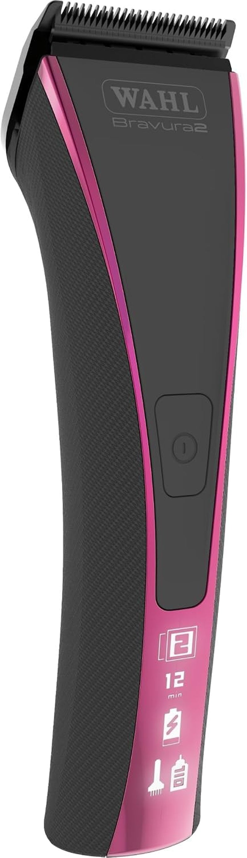 wahl-pro-animal-bravura2-cordless-professional-pet-clipper-for-dogs-cats-horses-multi-speed-durable-easy-to-carry-usb-charging-travel-friendly-comfortable-grip-brilliant-rose