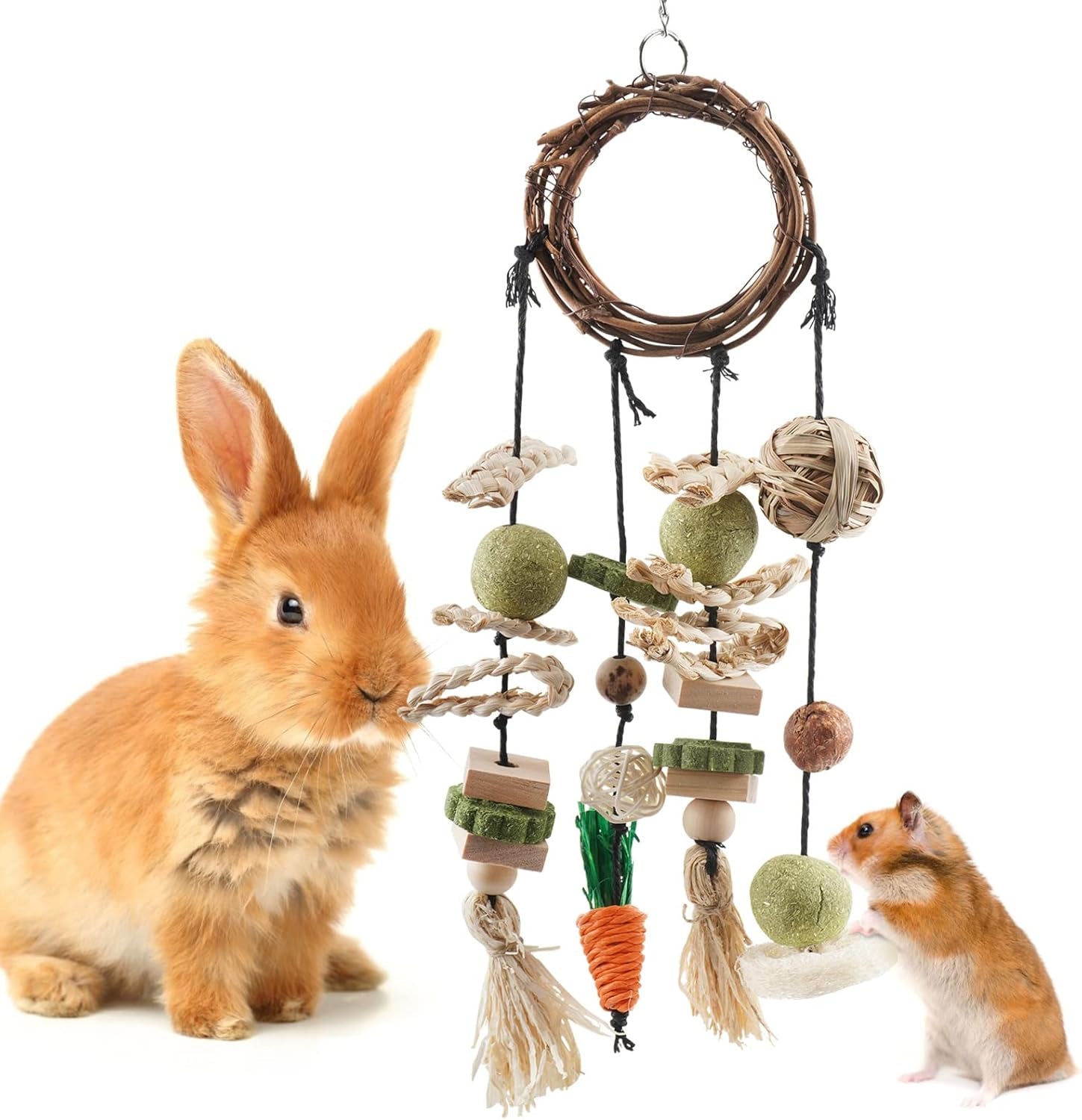 bissap-bunny-chew-toy-rabbits-cage-hanging-chew-toys-and-treats-grapevine-wreaths-rattan-ring-with-snacks-for-guinea-pigs-chinchillas-hamsters-rats-and-other-small-pets-teeth-grinding