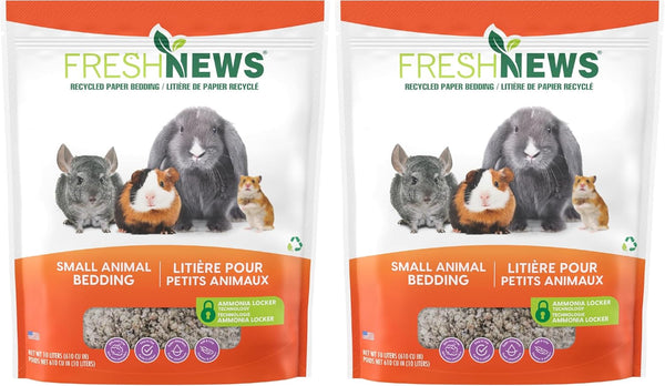 Fresh News Recycled Paper Bedding, Small Animal Bedding, 40 Liters, Packaging May Vary9