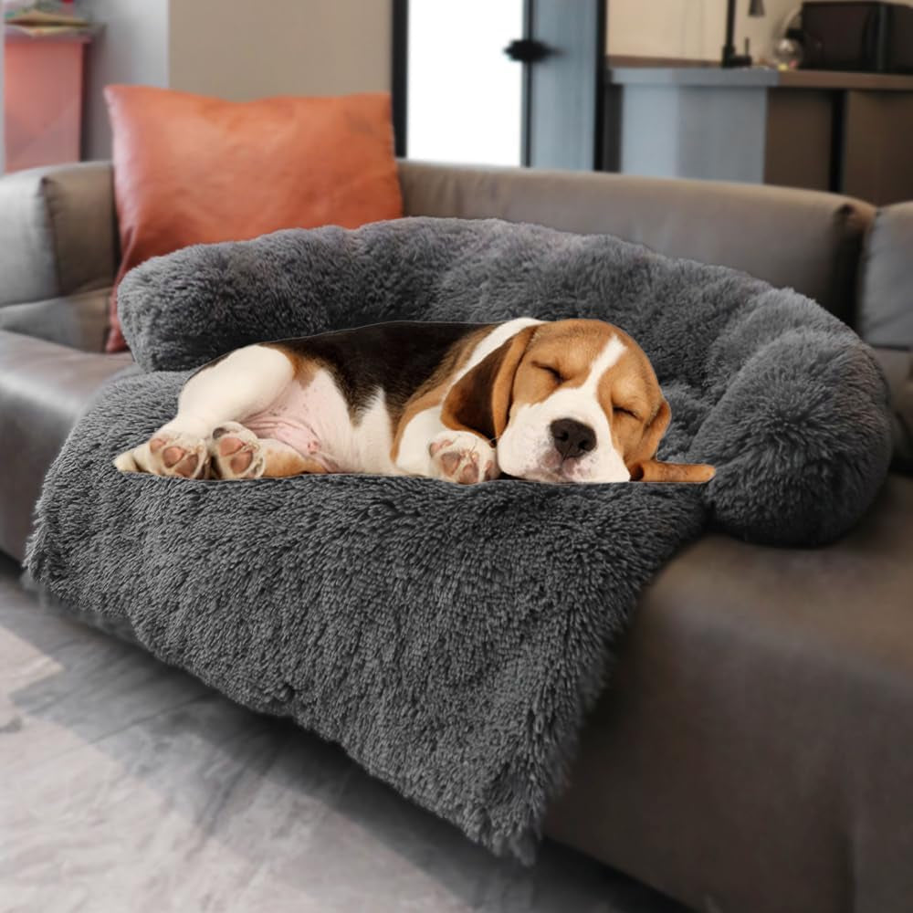 calming-dogs-cats-bed-mats-dog-pad-washable-removable-couch-cover-plush-long-fur-mat-for-pets-waterproof-lining-perfect-for-small-medium-and-large-dogs-and-cats-gradient-gray-36x31
