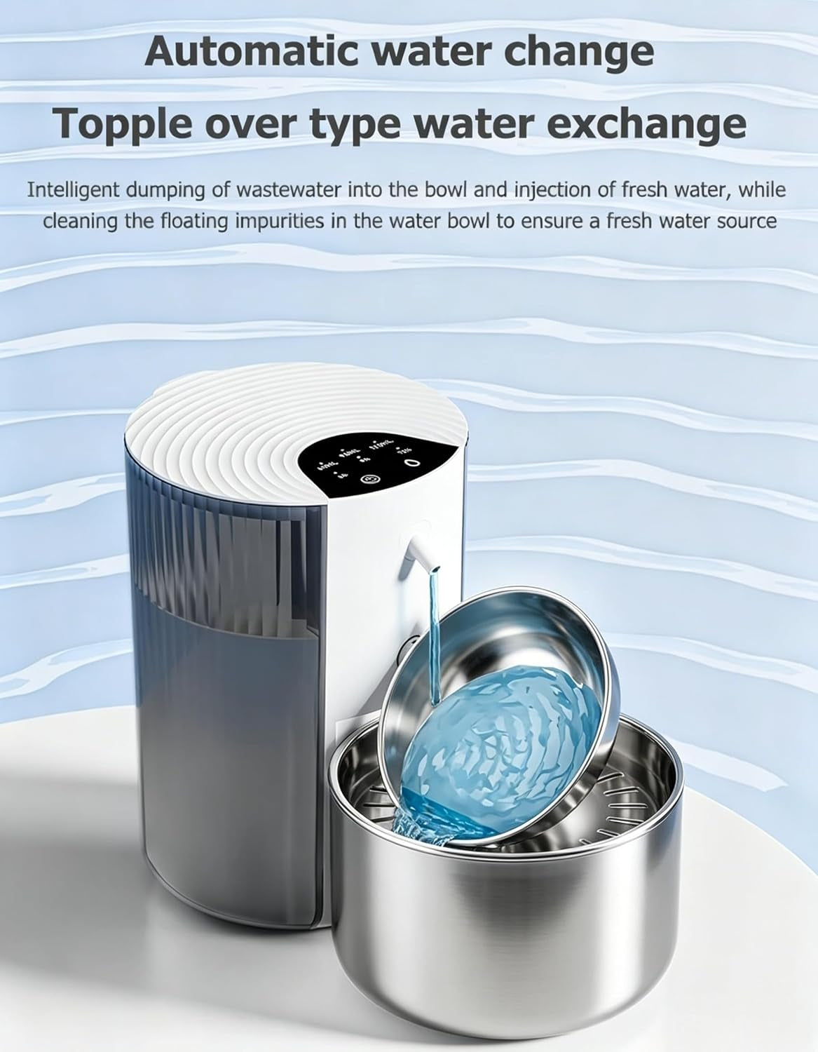 filterless-cat-water-fountain-3-5l-118oz-wastewater-separation-no-filter-stainless-steel-bowl-quiet-pet-water-fountain-for-cats-dogs-dispenser-wireless-automatic-water-fountains