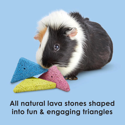 Kaytee Lava Bites Chew Toy for Chinchillas, Hamsters and Gerbils, 3 Pack3