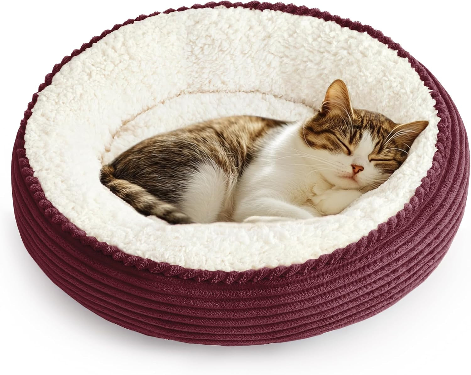 loves-cabin-round-donut-cat-and-dog-cushion-bed-20in-bed-for-cats-or-small-dogs-anti-slip-water-resistant-bottom-super-soft-durable-fabric-pet-beds-washable-luxury-cat-dog-bed-gray
