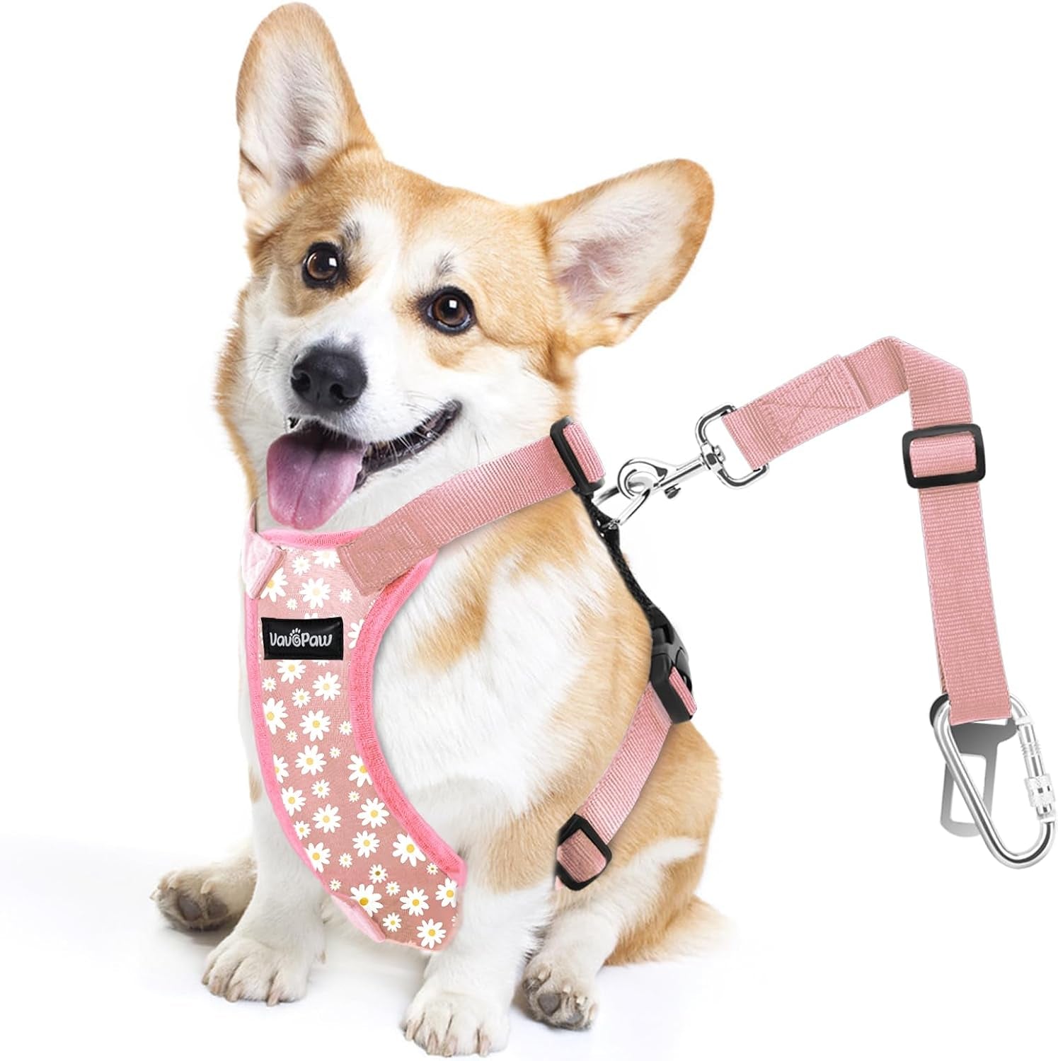 vavopaw-dog-seat-belt-vest-harness-for-car-2-in-1-seatbelt-buckle-soft-breathable-mesh-adjustable-buckle-nylon-heavy-duty-pet-safety-seat-belts-for-small-medium-large-pets-black-l