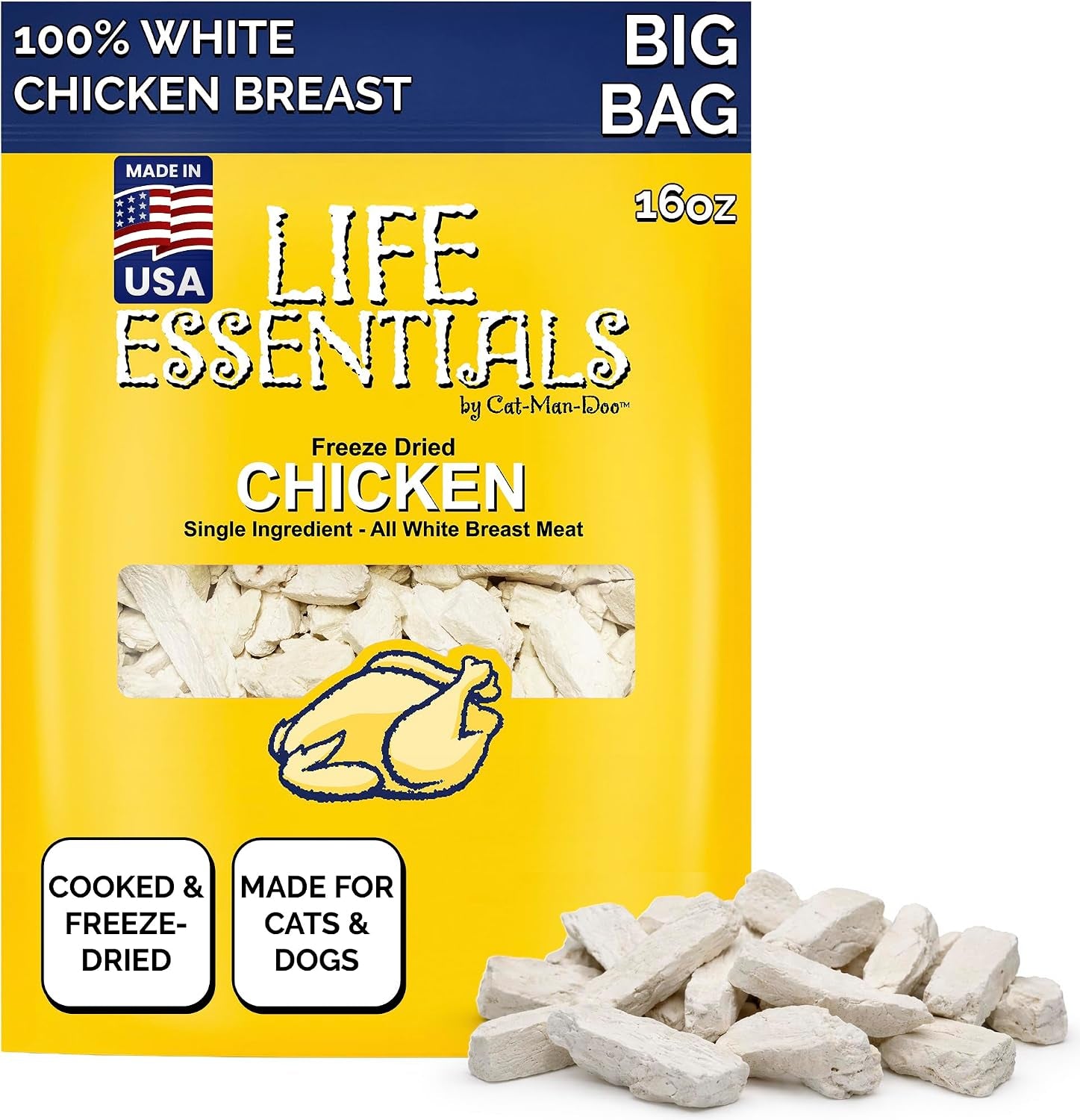life-essentials-by-cat-man-doo-chicken-5oz-bag-freeze-dried-chicken-cat-dog-treats-healthy-single-ingredient-training-treats-high-protein