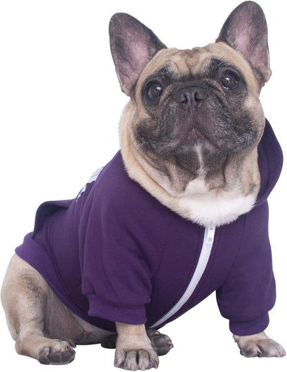 Ichoue French Bulldog Frenchie Clothes Hoodies for Dogs Pug English Boston Terrier Bully Pitbull Corgi Sweatshirt Sweater Clothing - Khaki/Xlarge6