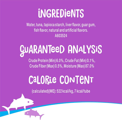 Purina Friskies Lil’ Lickables with Tuna Lickable Cat Treats - 16 Oz (Pack of 32)5