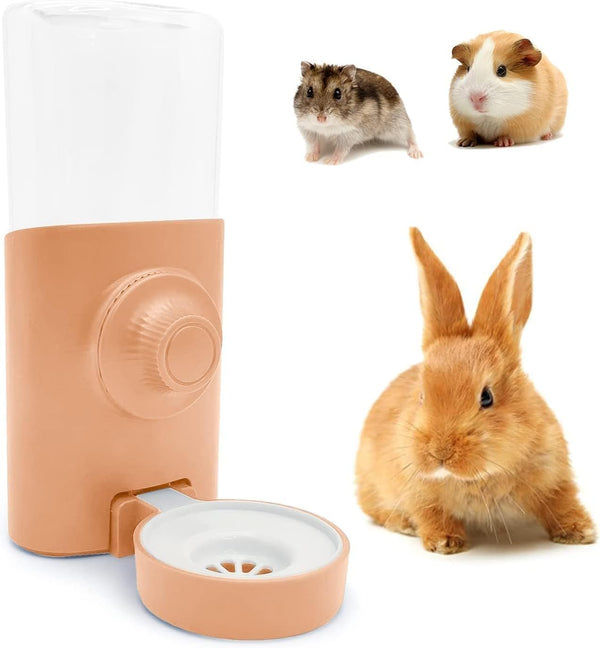 Rabbit Water Bottle, 600Ml/21Oz Hanging Water Dispenser Feeder Cage Crate Hutch Bunny Puppy Cat Chinchilla Ferret Guinea Pigs Squirrel Hedgehog (Green)10