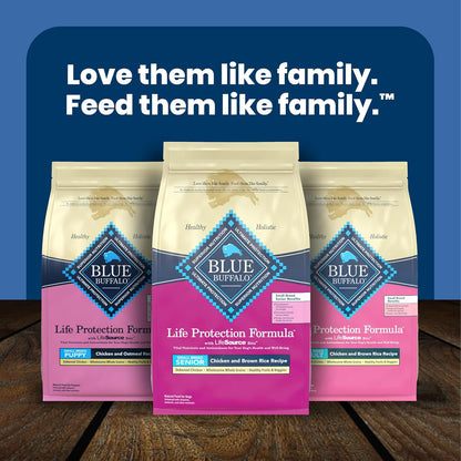 Blue Buffalo Life Protection Formula Chicken Small Senior Dog Food, 5 Lb | Real Chicken #1 Ingredient, Glucosamine & Chondroitin for Joint Health & Mobility, Antioxidant-Rich Lifesource Bits9