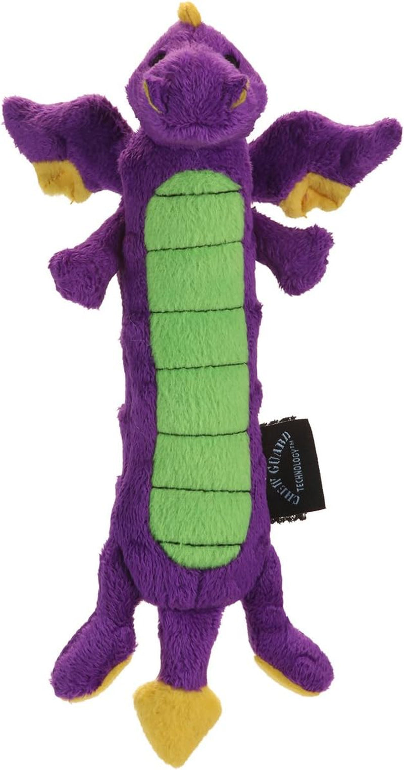 godog-bubble-plush-dragons-squeaky-dog-toy-chew-guard-technology-coral-large