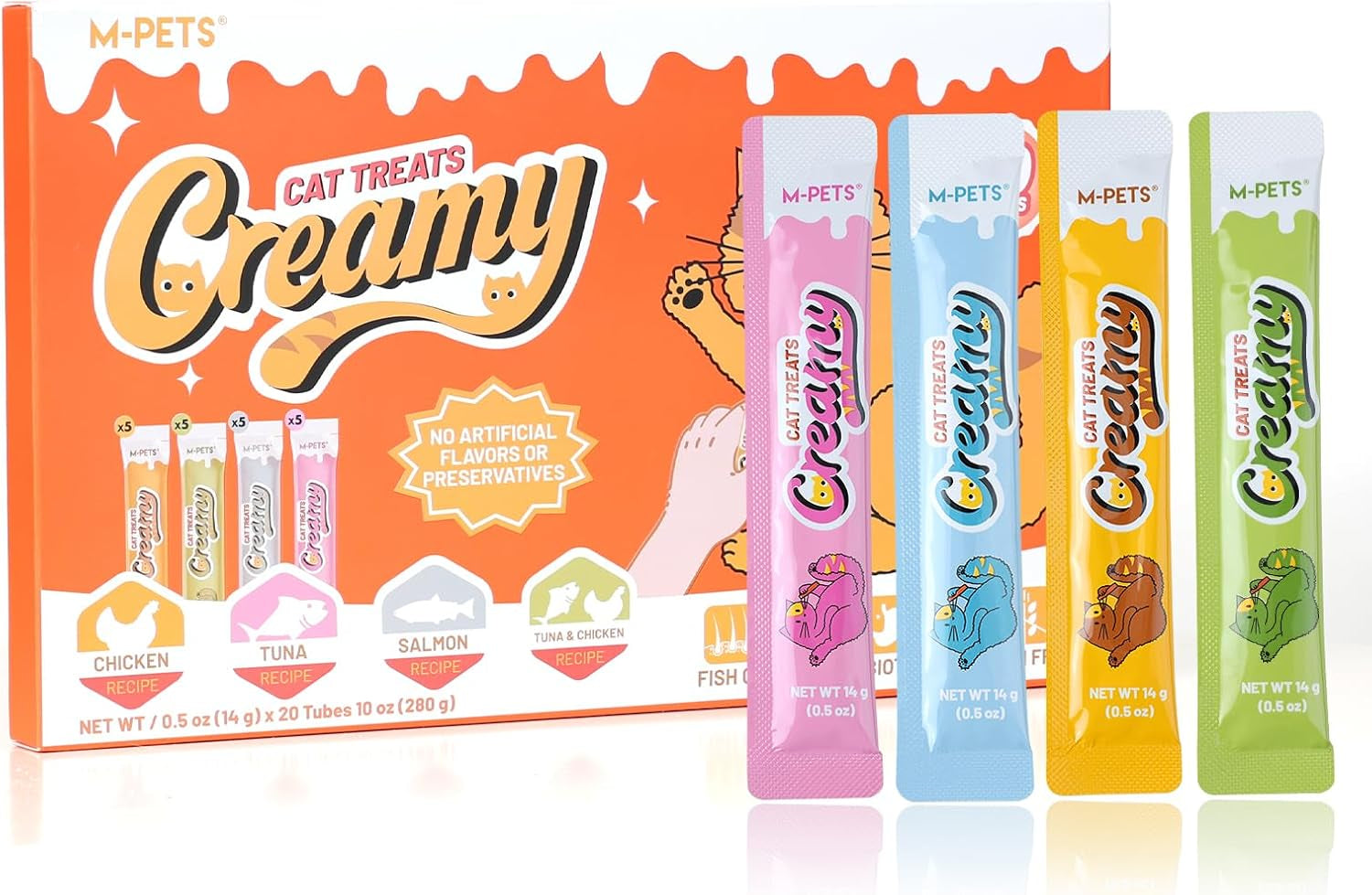 m-pets-creamy-lickable-cat-treats-4-flavor-variety-pack-20-tubes-of-healthy-squeeze-up-snacks-with-functional-nutrients-for-hydration-skin-coat-and-digestive-health-grain-free-high-protein