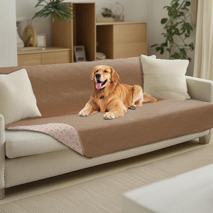 Luciphia 100% Waterproof Couch Cover Blanket for Dogs Anti-Slip Pet Couch Protector Sofa Mat Puppy Cat Blanket with Non-Slip Bottom, Navy Blue, 30X70 Inch17