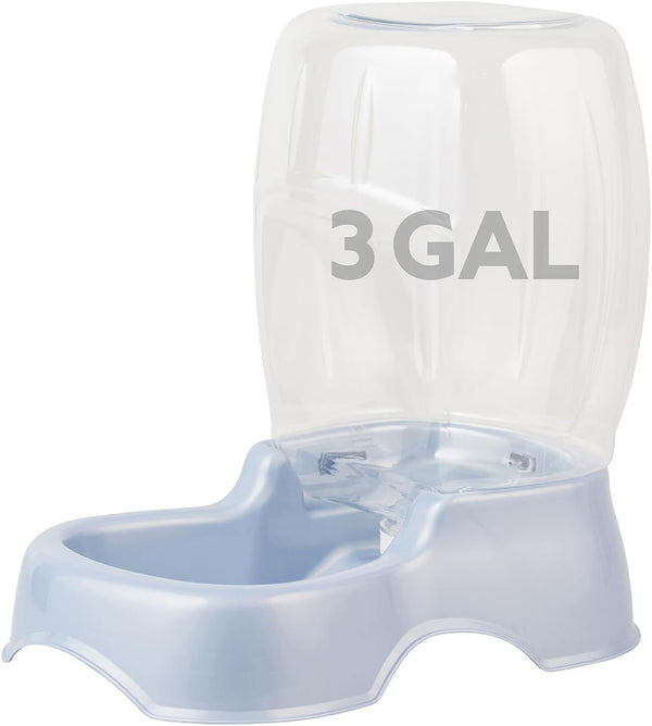 Petmate Pet Cafe Cat and Dog Gravity Water Dispenser - Water Bowl for Cats and Dogs, USA Made, 0.75 GAL, Pearl Gray11