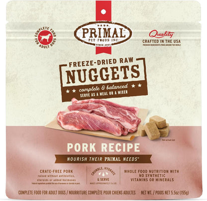 Primal Freeze Dried Dog Food Nuggets, Chicken; Complete Balanced Meal, Topper or Treat; Premium, Healthy, Grain Free, High Protein Raw Dog Food, 14 Oz | Complete & Balanced Nutrition, Meal, Topper or Treat, Grain-Free, High Protein, No Synthetic Vitamins & Minerals20