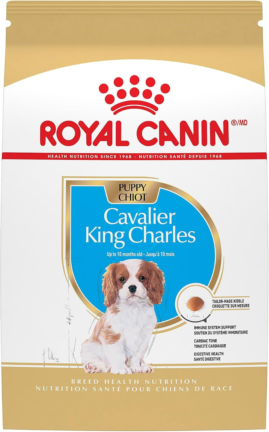 royal-canin-breed-health-nutrition-cavalier-king-charles-spaniel-adult-dry-dog-food-10-lb-bag-specialized-kibble-shape-supports-heart-health-formulated-for-breed-specific-needs-10-lb-resealable-bag