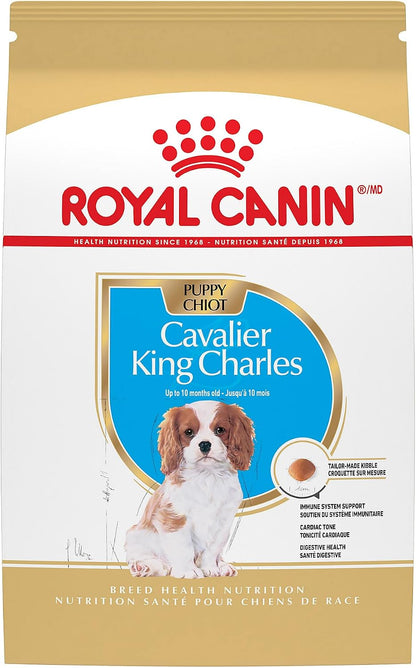 ROYAL CANIN Breed Health Nutrition Cavalier King Charles Spaniel Adult Dry Dog Food, 10 Lb Bag | Specialized Kibble Shape, Supports Heart Health, Formulated for Breed-Specific Needs, 10 Lb Resealable Bag12