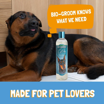Bio-Groom So-Gentle Hypoallergenic Dog Shampoo - Tearless, Cat & Dog Bathing Supplies, Puppy Shampoo for Gentle Skin, Cruelty-Free, Made in USA, Tear-Free Dog Products - 1 Gallon3