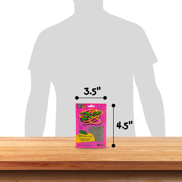 Petmate Organic Catnip - Hoots Zoom around the Room Catnip - Grown & Harvested in USA 0.5Oz Pouch4
