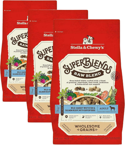 Stella & Chewy'S Superblends Raw Blend Wholesome Grains Grass-Fed Beef, Beef Liver & Lamb Recipe with Superfoods, 3.25 Lb. Bag15