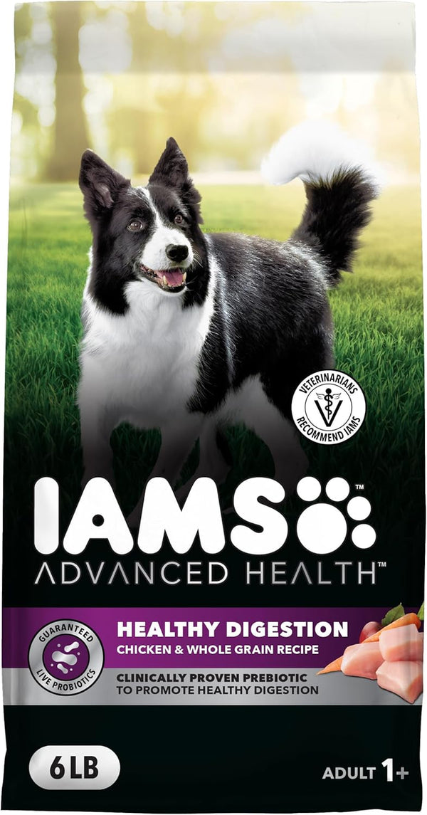 IAMS Advanced Health Healthy Digestion Dry Dog Food, Chicken, 13.5 Lb | Real Farm-Raised Chicken #1 Ingredient, 0% Fillers, Natural Fiber & Prebiotics, Supports Digestive Health12