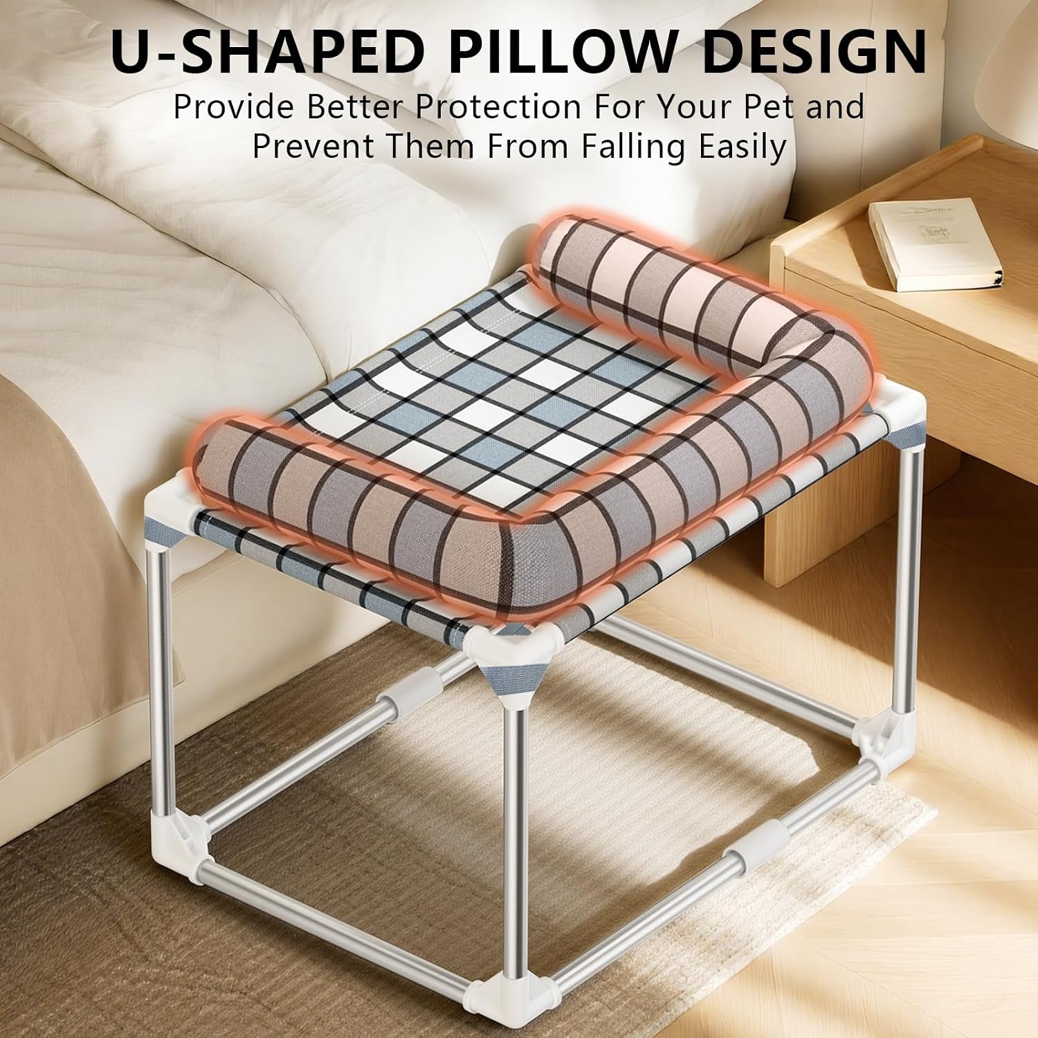 bedside-cosleeper-dog-bed-with-bloster-height-elevated-pillow-bed-dog-extension-attached-to-human-bed-for-dog-cat-window-perch-bedside-lounge-elevated-stainless-steel-anti-slip-feet