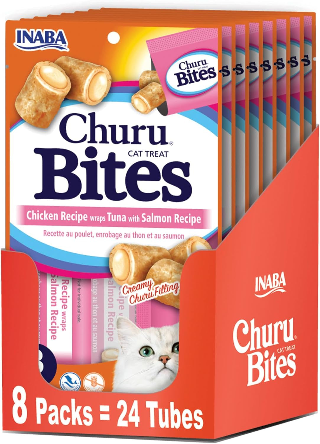 inaba-churu-bites-for-cats-soft-chewy-baked-chicken-wrapped-churu-filled-cat-treats-with-vitamin-e-0-35-ounces-per-tube-24-tubes-total-3-tubes-per-pack-chicken-recipe