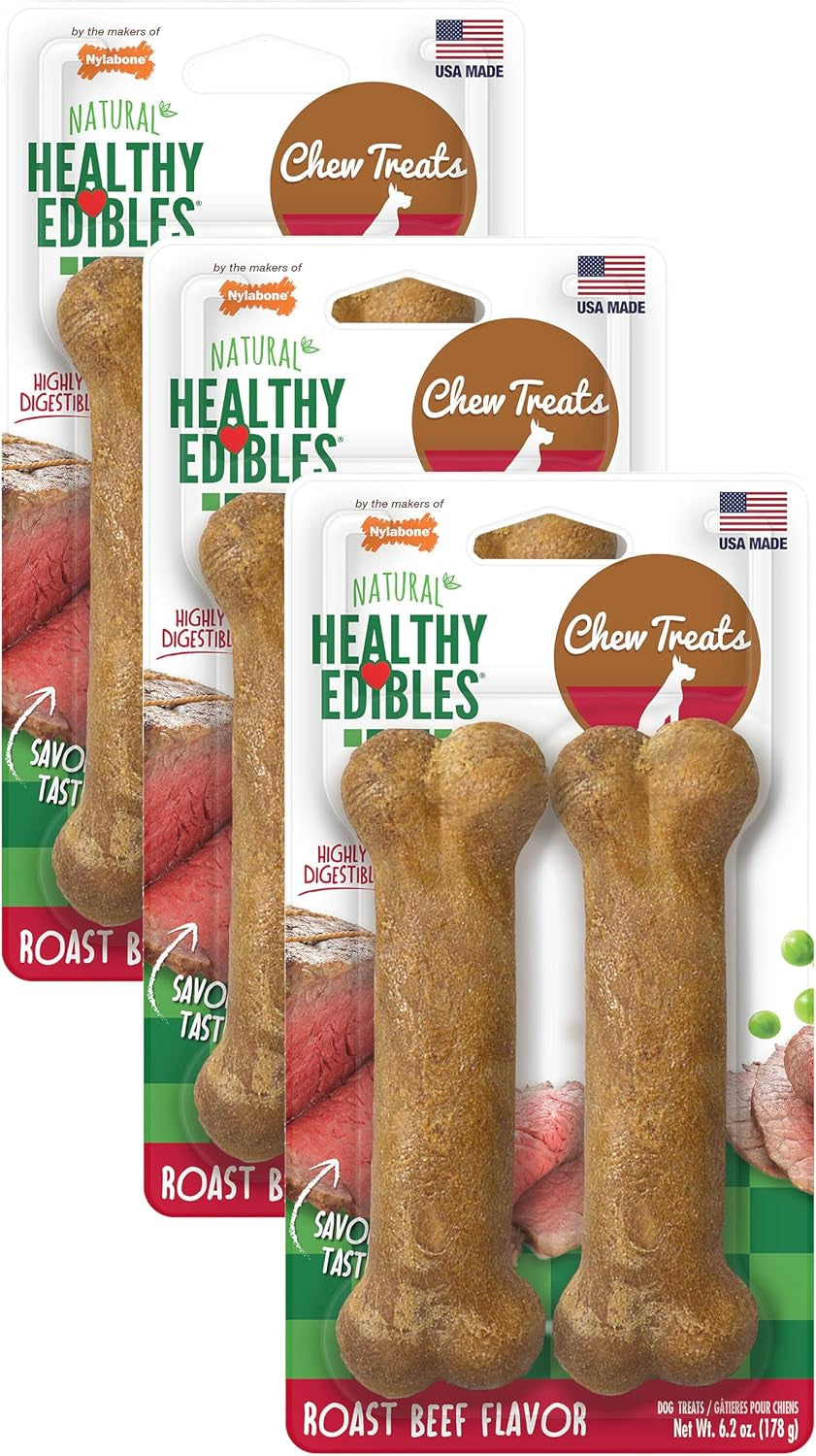 nylabone-healthy-edibles-natural-dog-chews-long-lasting-roast-beef-flavor-treats-for-dogs-medium-wolf-2-count