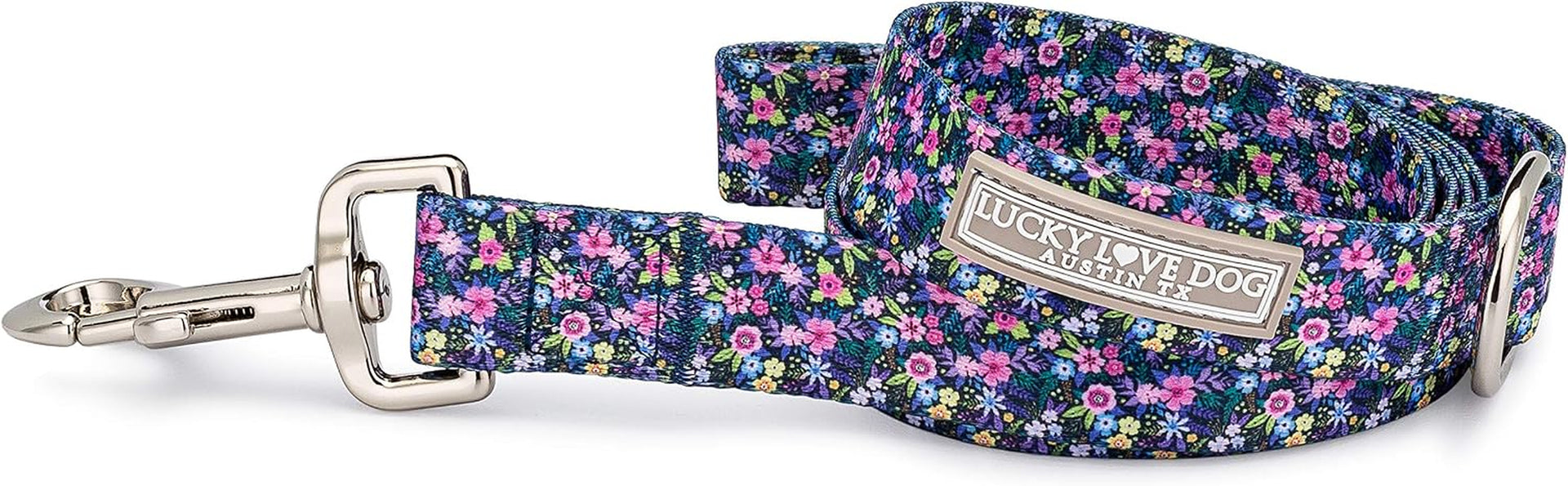 lucky-love-dog-leash-beautiful-vivid-patterns-durable-long-lasting-blackbird-large